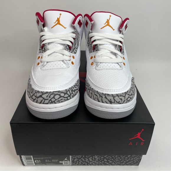 Nike Air Jordan 3 Retro GS “Cardinal” 2023 - Picture 2 of 4